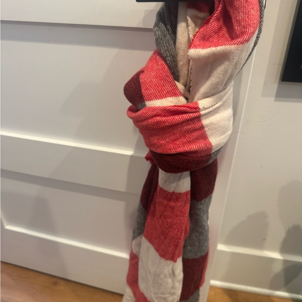 Rag & Bone Cream Textured Scarf